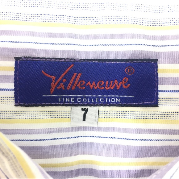 Villeneuve Fine Collection Men’s Shirt Size 7 - Picture 5 of 8